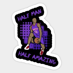 Vince Carter 'Half Man Half Amazing' - NBA Toronto Raptors Sticker